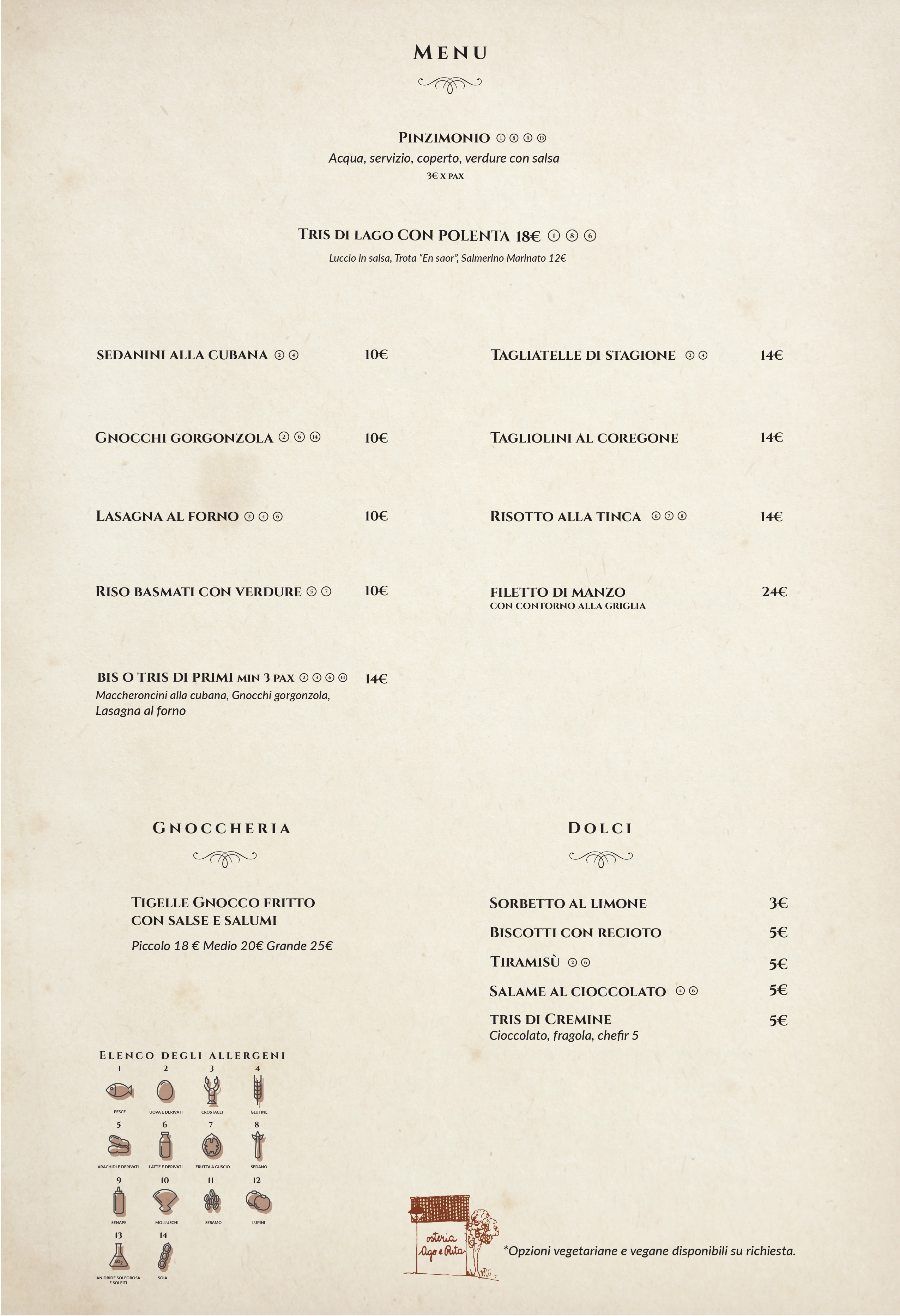 Menu Ago